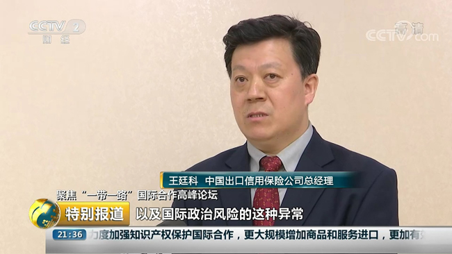 央视财经频道采访王廷科总经理